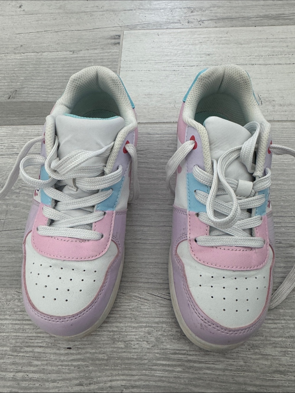 Sanrio Kids Pink, Purple & Light Blue Sneakers